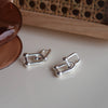 Maya Link Silver Earrings