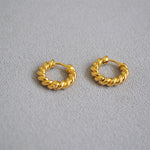 Deena Gold Mini Hoop Earrings