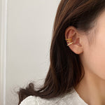 Moona Cuffs Gold Earrings