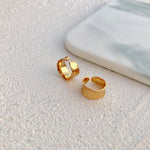 Ayanna Hammered Gold Ring