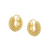 Sass Gold Hoop Earrings