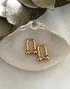 Maya Link Gold Earrings