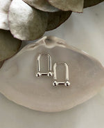 Maya Link Silver Earrings