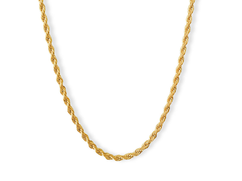 Sheba Twist Gold Necklace