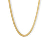 Snake Herringbone Chain Gold Necklace