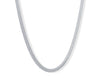 Snake Herringbone Chain Silver Necklace