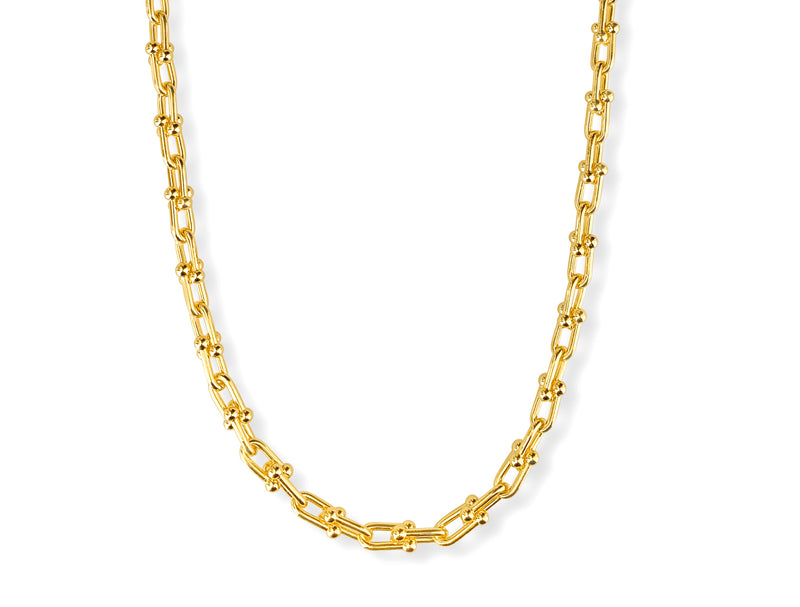 Maya Link Gold Necklace