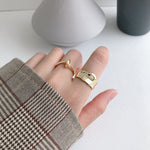 Ayanna Hammered Gold Ring