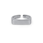 Nia Flat Silver Ring