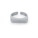 Nia Flat Silver Ring