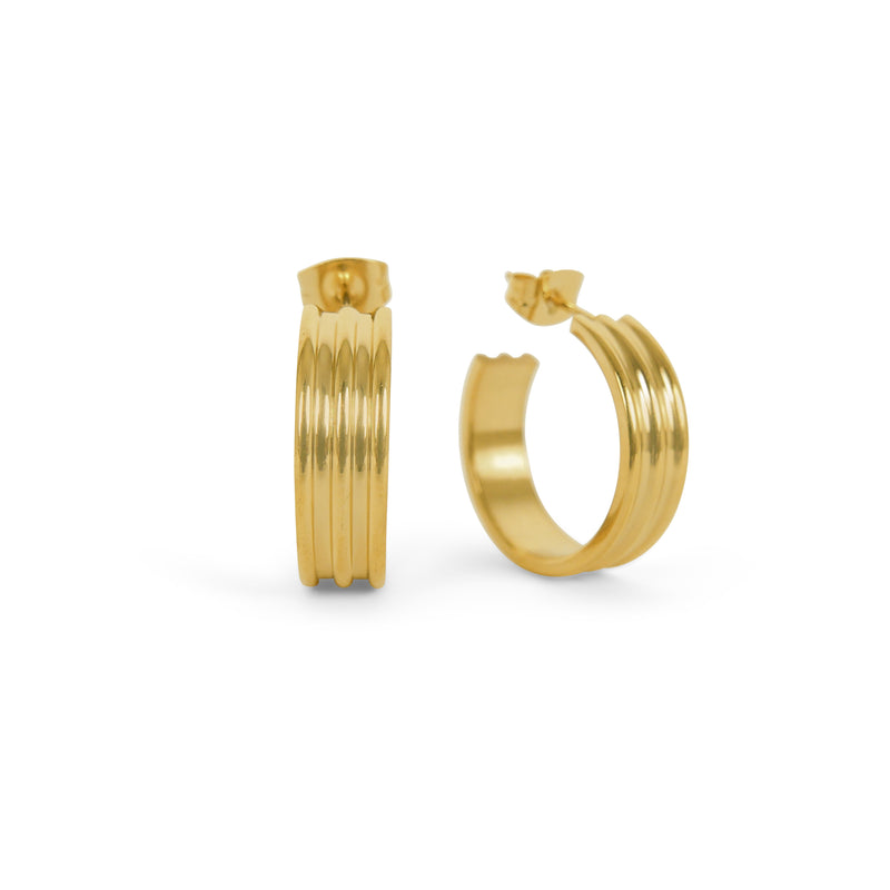 Isabelle Gold Hoop Earrings