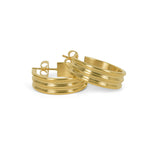 Isabelle Gold Hoop Earrings