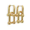 Maya Link Gold Earrings